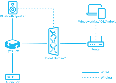 Holord Human Connectivity Diagram