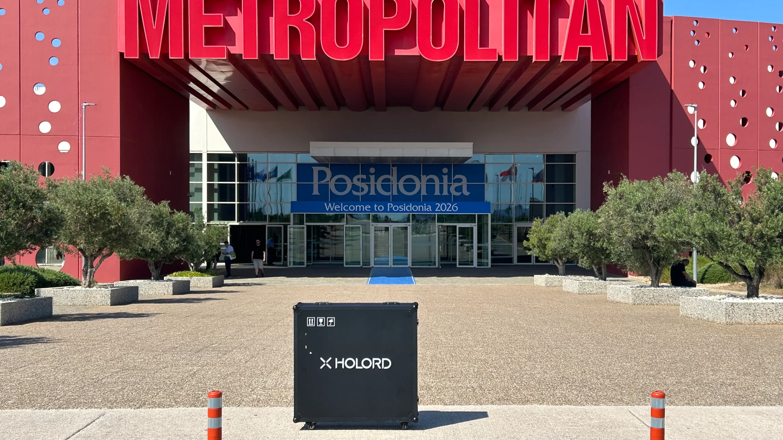 Holord hologram display for maritime satellite technology at Posidonia Greece 2026 with Speedcast