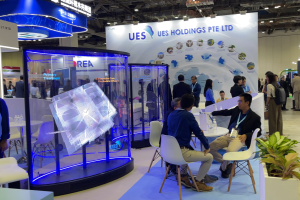Holord Wall 3D hologram display for water industry showcase at SIWW 2026